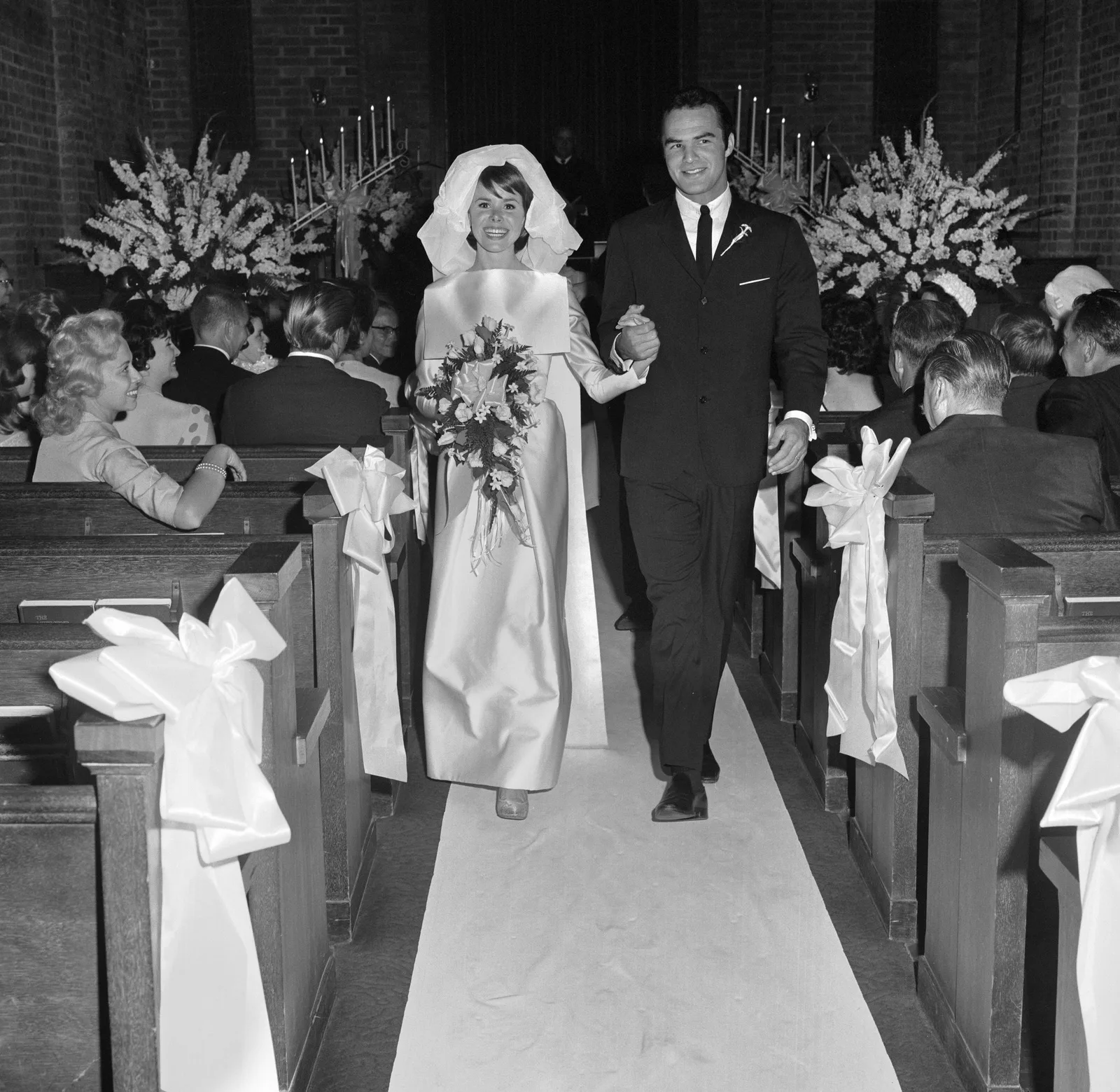 Their wedding photographs preserved an optimistic beginning that did not last. The marriage ended in divorce in the mid-1960s as both continued pursuing acting careers.