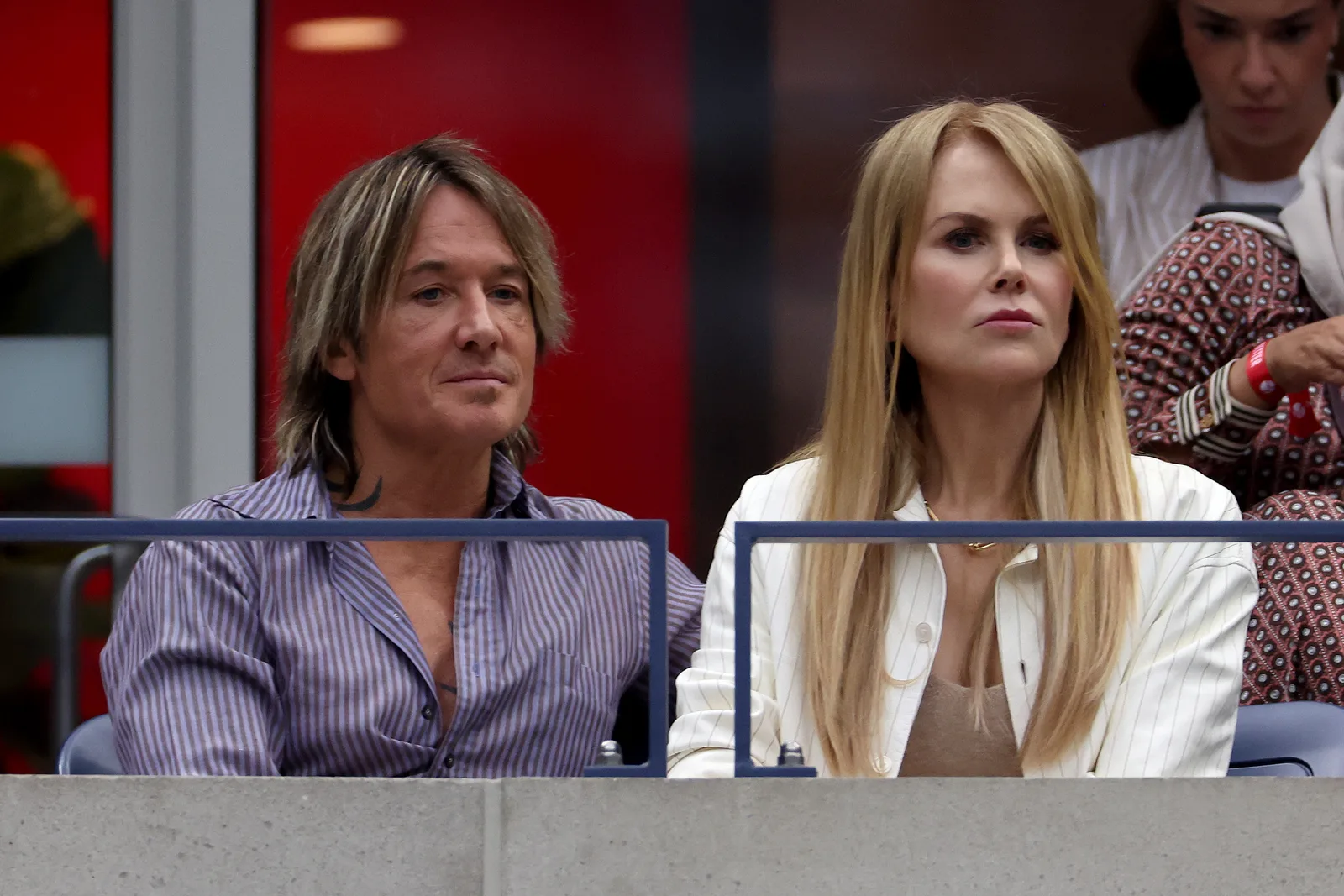 Nicole Kidman and Keith Urban attend the Men's Singles Final at the US Open in New York City in 2023.