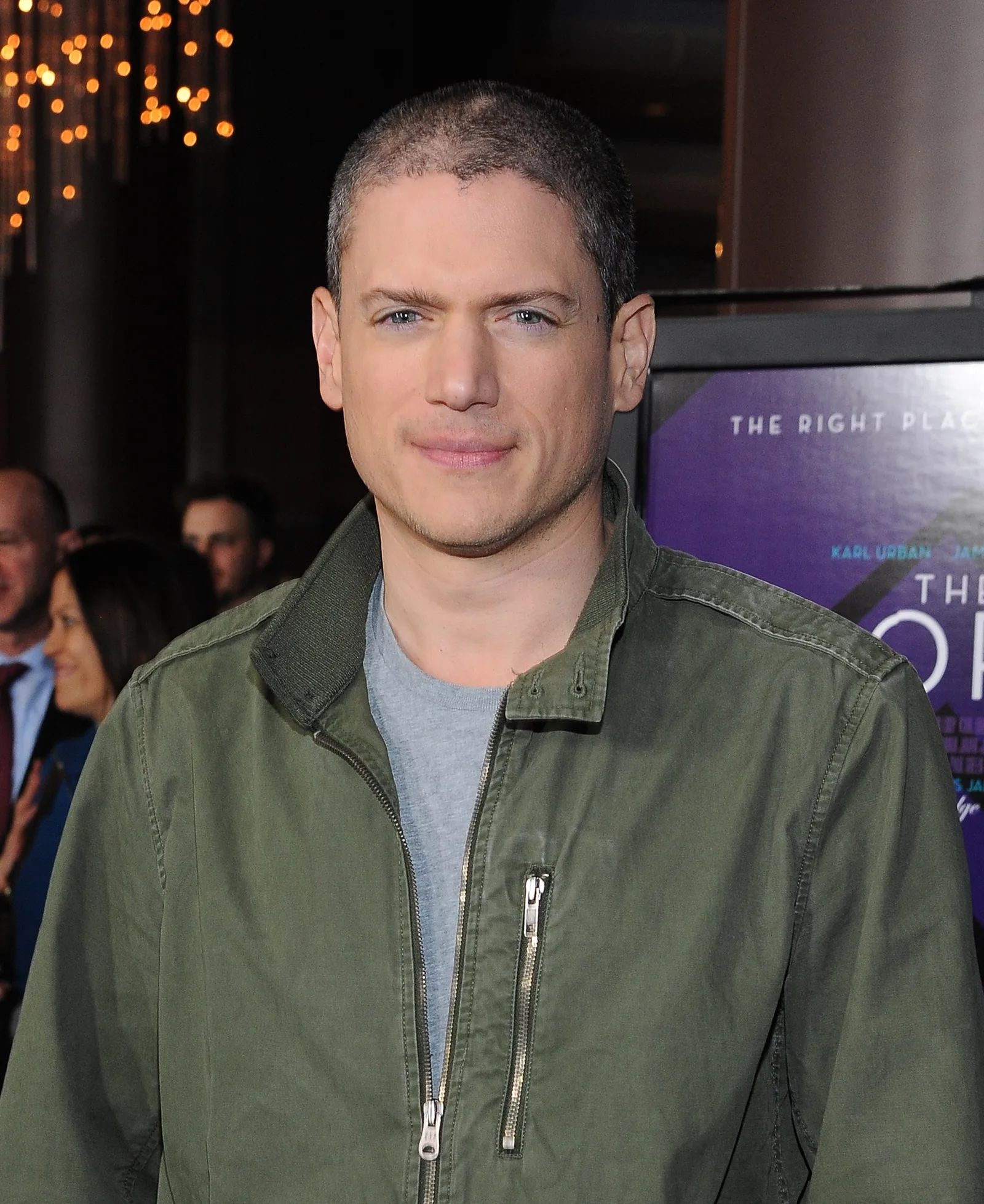 Wentworth Miller attends the screening of "The Loft" on January 27, 2015, in Los Angeles, California.