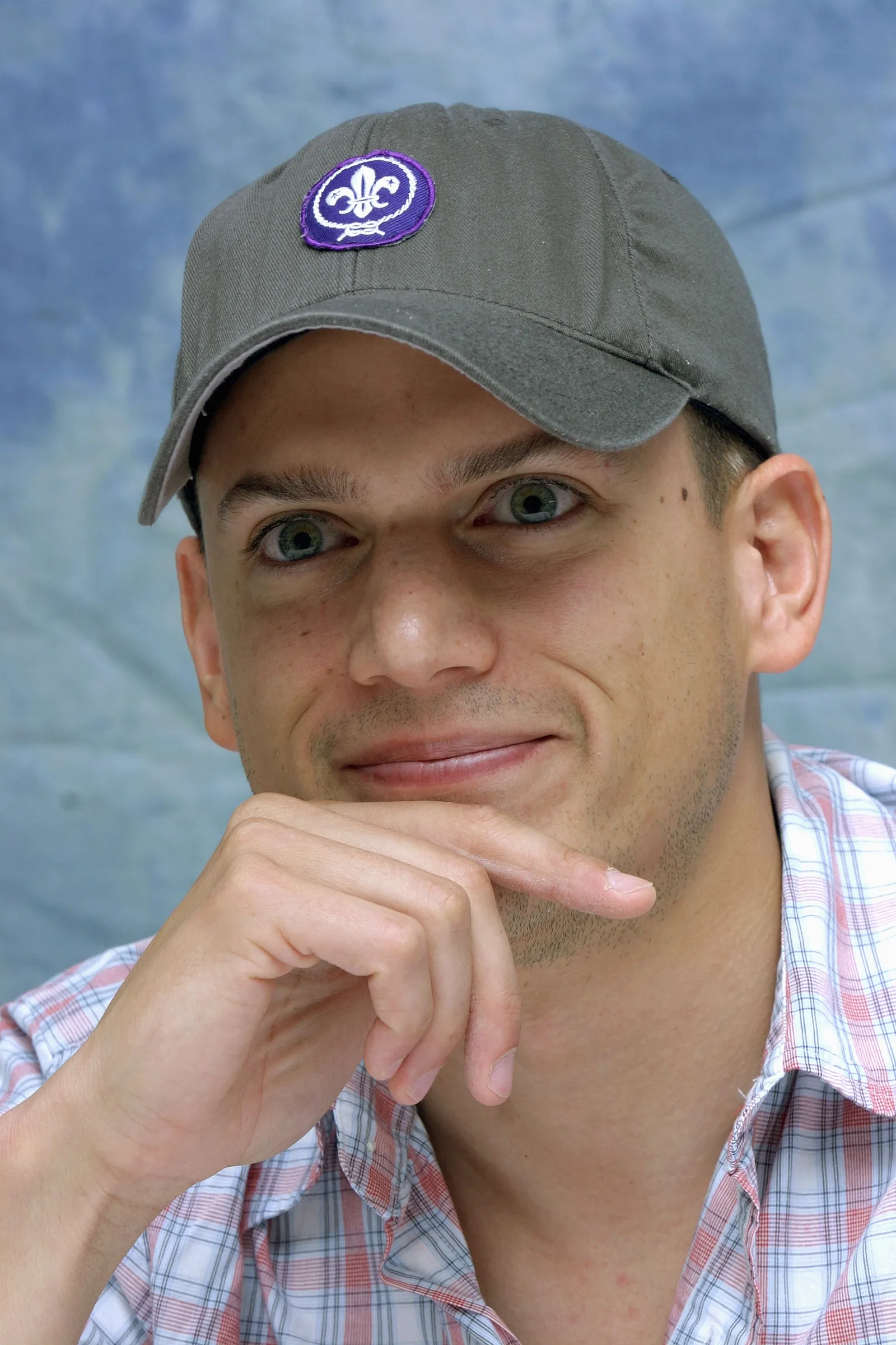 Wentworth Miller talks at the Four Season's Hotel on August 28, 2006, in Los Angeles, California.