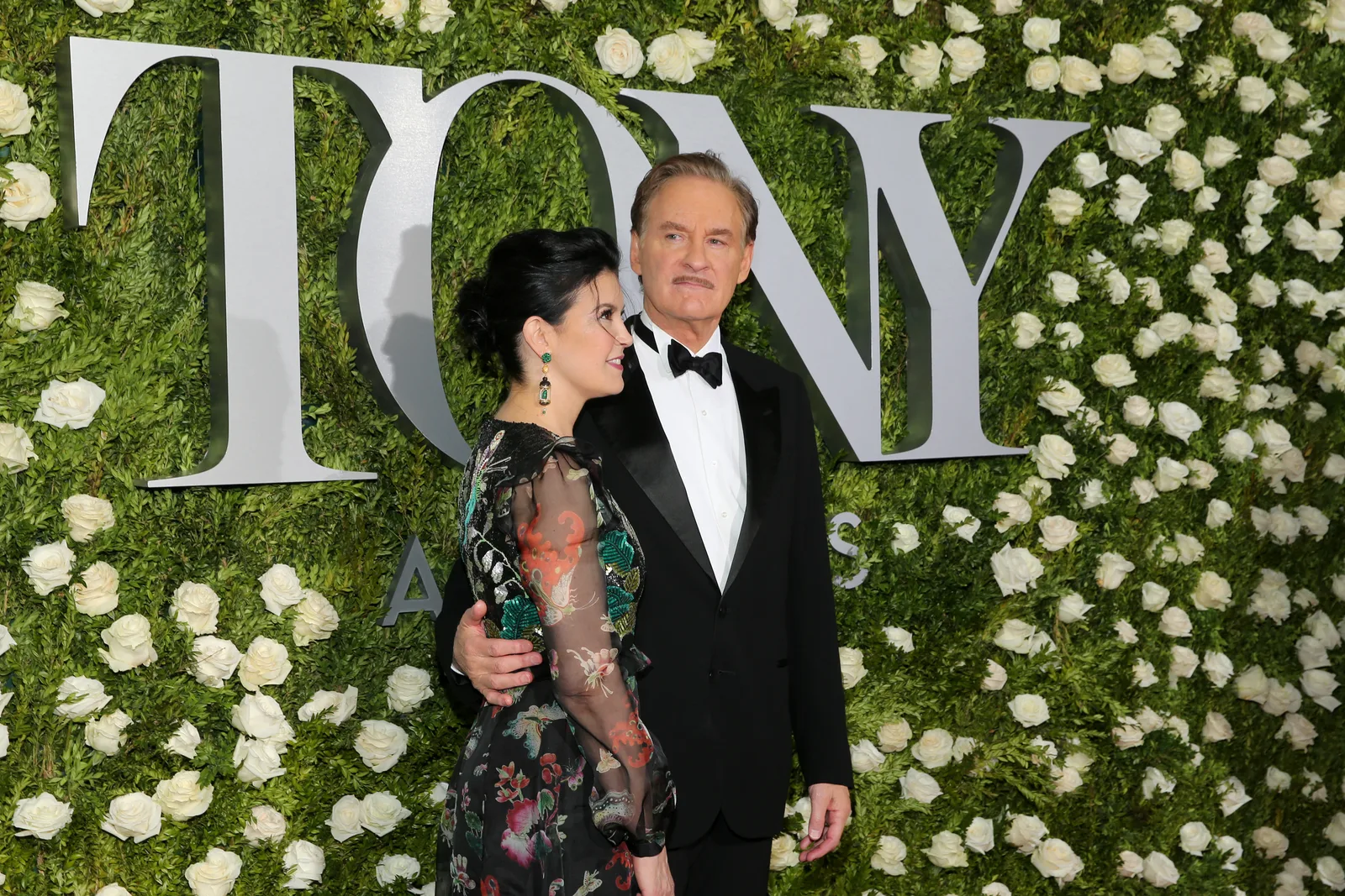Phoebe Cates and Kevin Kline at Radio City Music Hall on June 11, 2017 in New York City