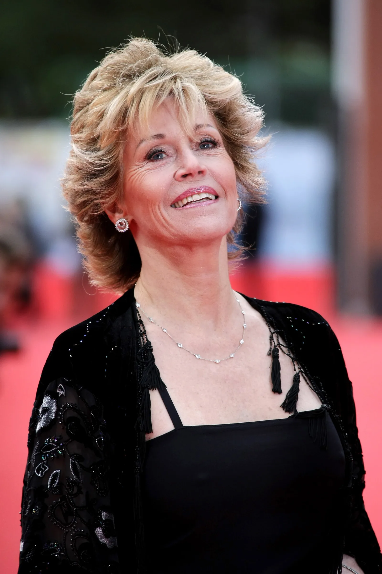 Jane Fonda attends the "Actors Studio Le Ragazze Degli Anni '70" premiere during the Rome Film Festival in 2007.