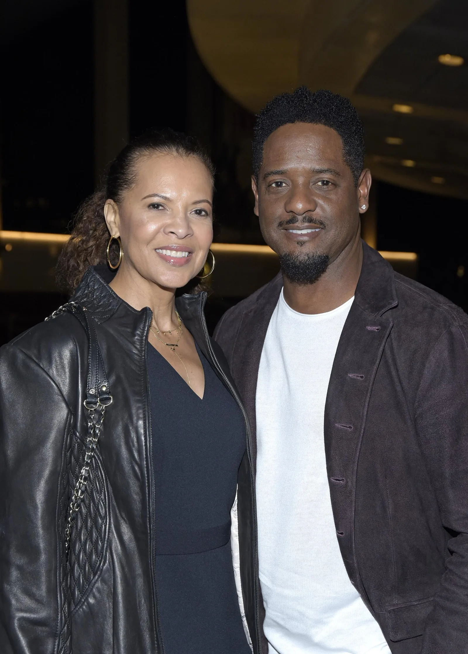 Désirée DaCosta and Blair Underwood at the opening night of "Lackawanna Blues" in Los Angeles, California on March 13, 2019.