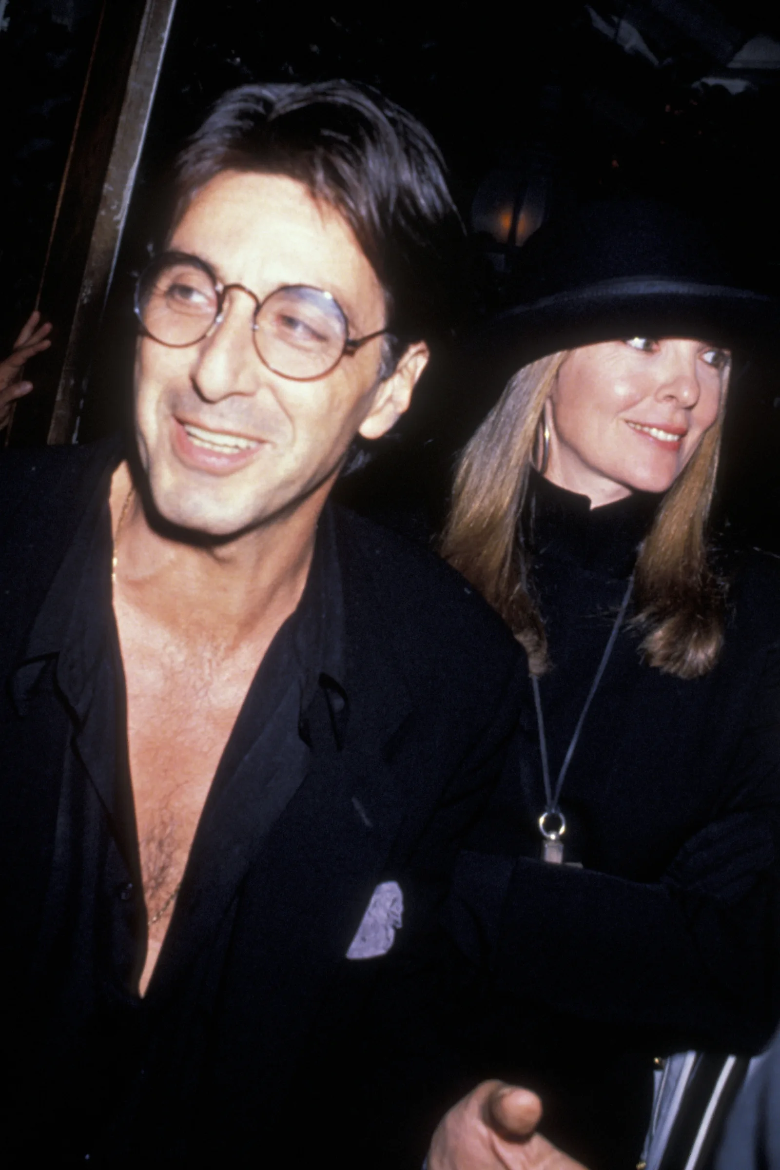 Al Pacino and Diane Keaton in New York in 1989