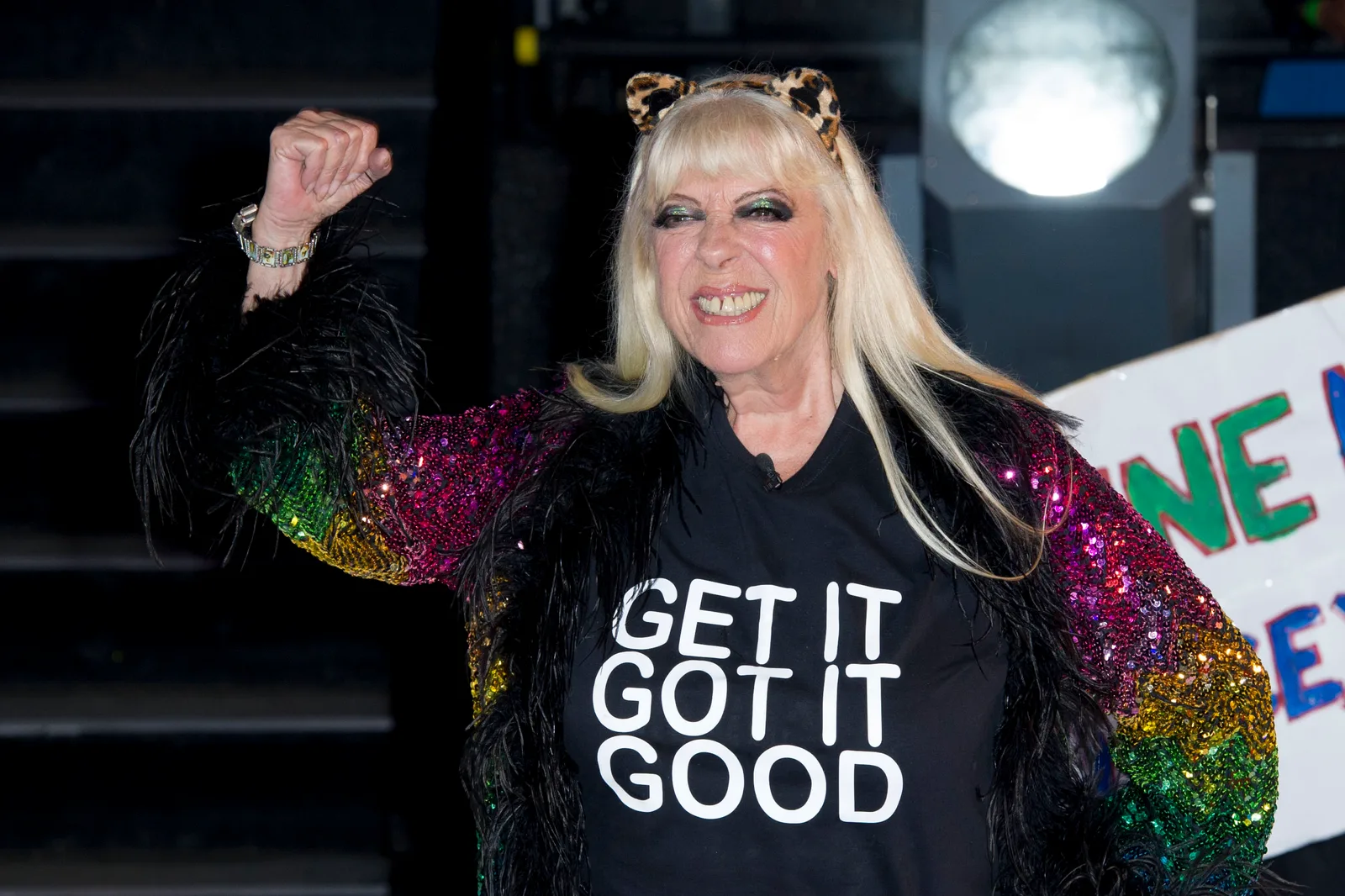 Julie Goodyear pictured at Elstree Studios on September 5, 2012, in Borehamwood, England.
