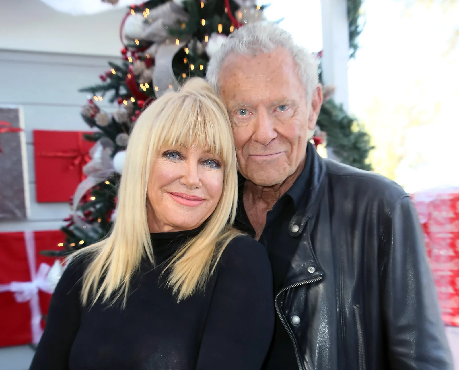 Suzanne Somers and Alan Hamel visit Hallmark's "Home & Family" at Universal Studios Hollywood in Universal City, California, on December 15, 2017