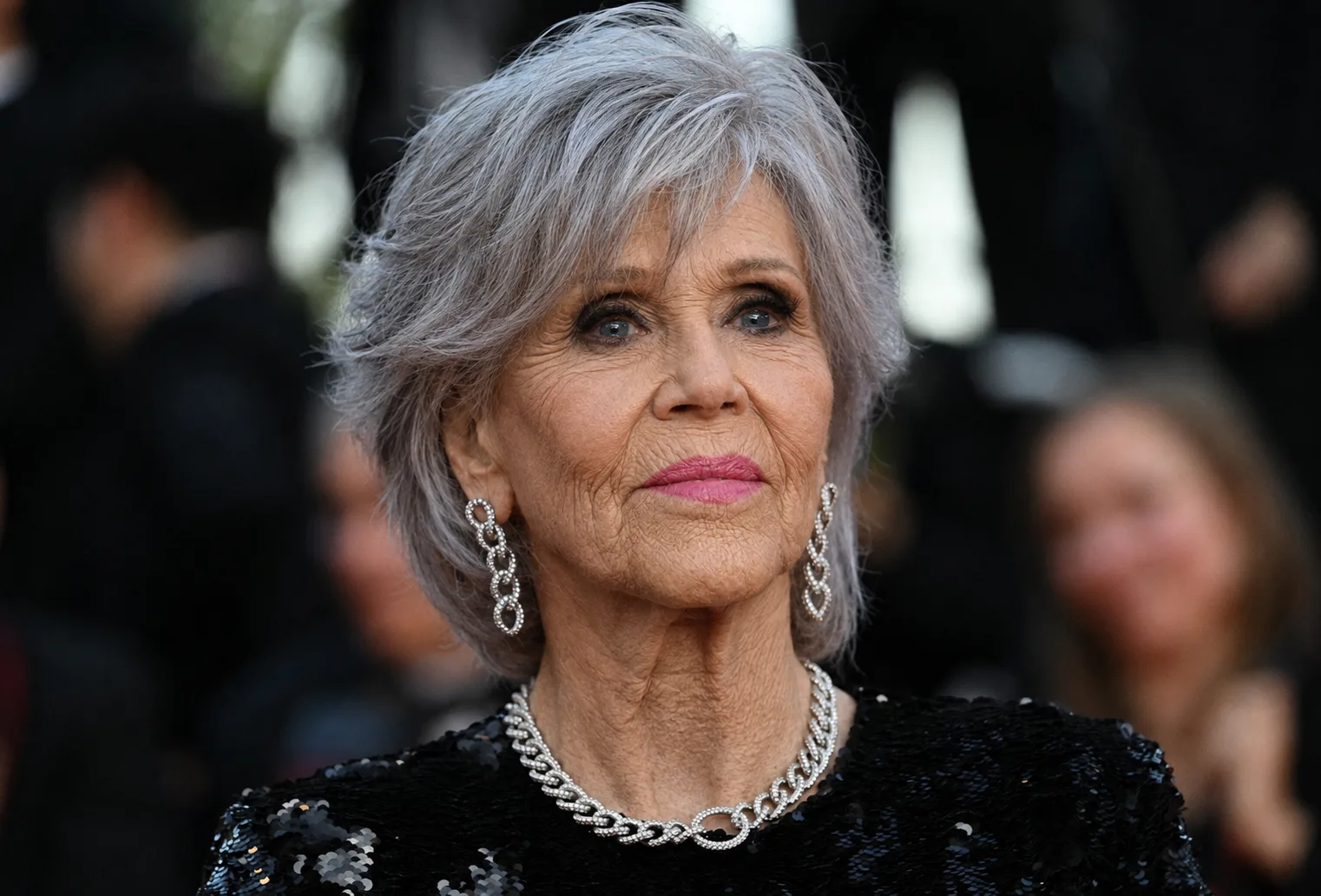 AI visualization showing a later stage of natural aging, with deeper facial lines and softer facial contours.