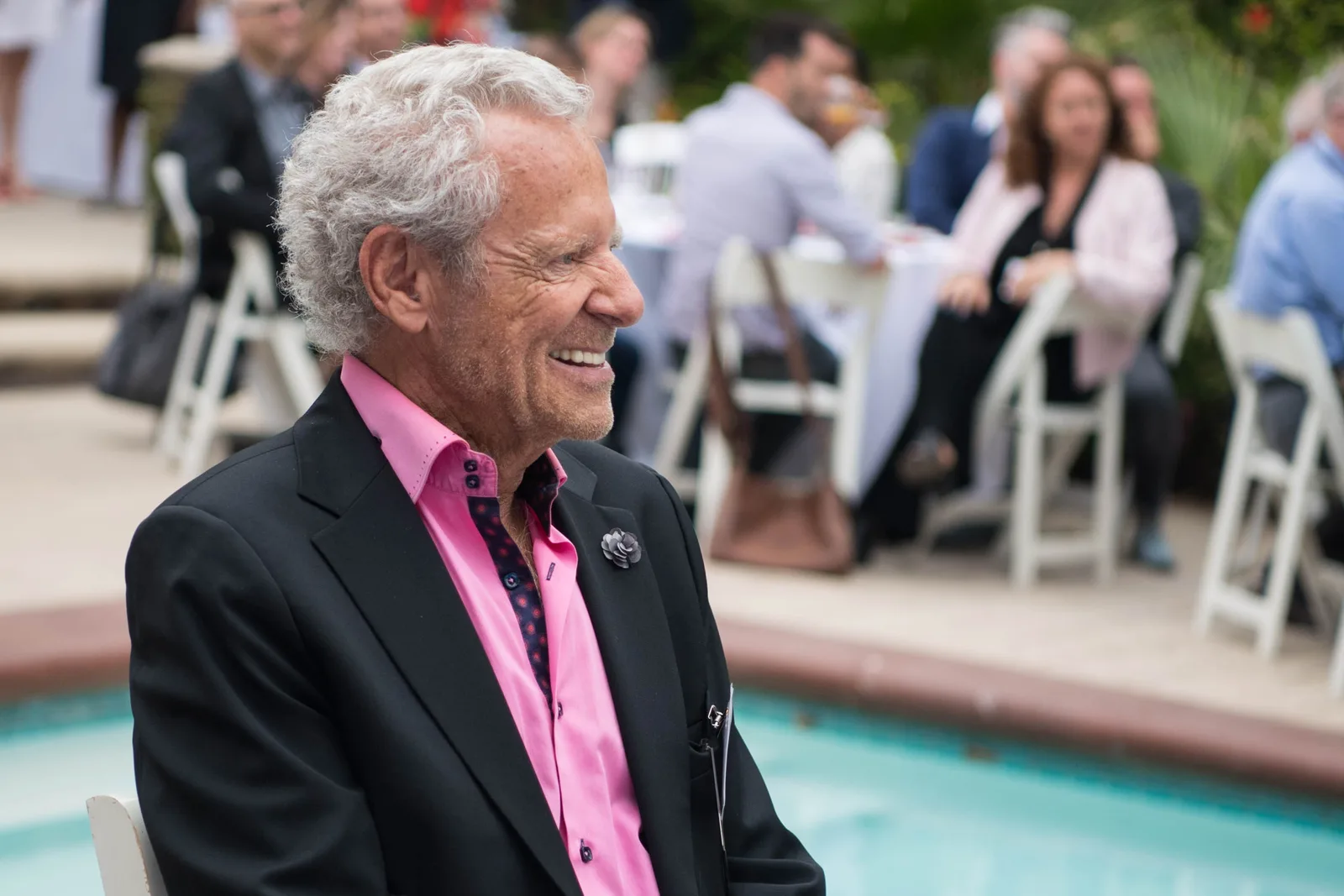 Alan Hamel attends the 150th anniversary of Canada's Confederation at the Official Residence of Canada in Los Angeles, California, on June 30, 2017