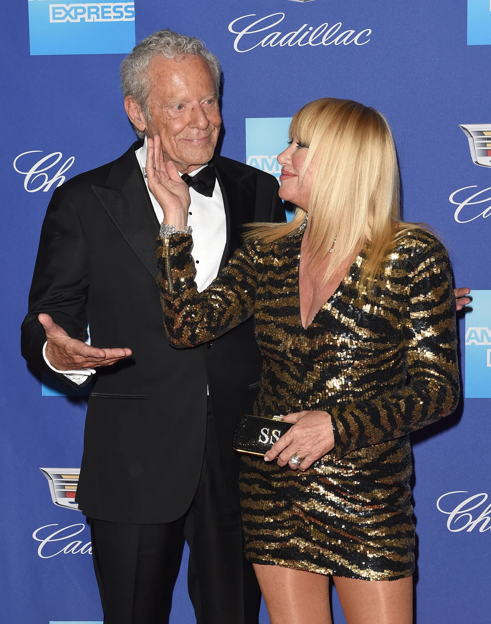Alan Hamel and Suzanne Somers attend the 29th Annual Palm Springs International Film Festival Awards Gala in Palm Springs, California, on January 2, 2018