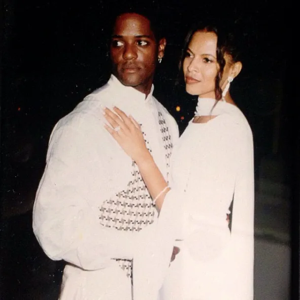 A throwback image of Blair Underwood and Désirée DaCosta, posted on September 18, 2014.