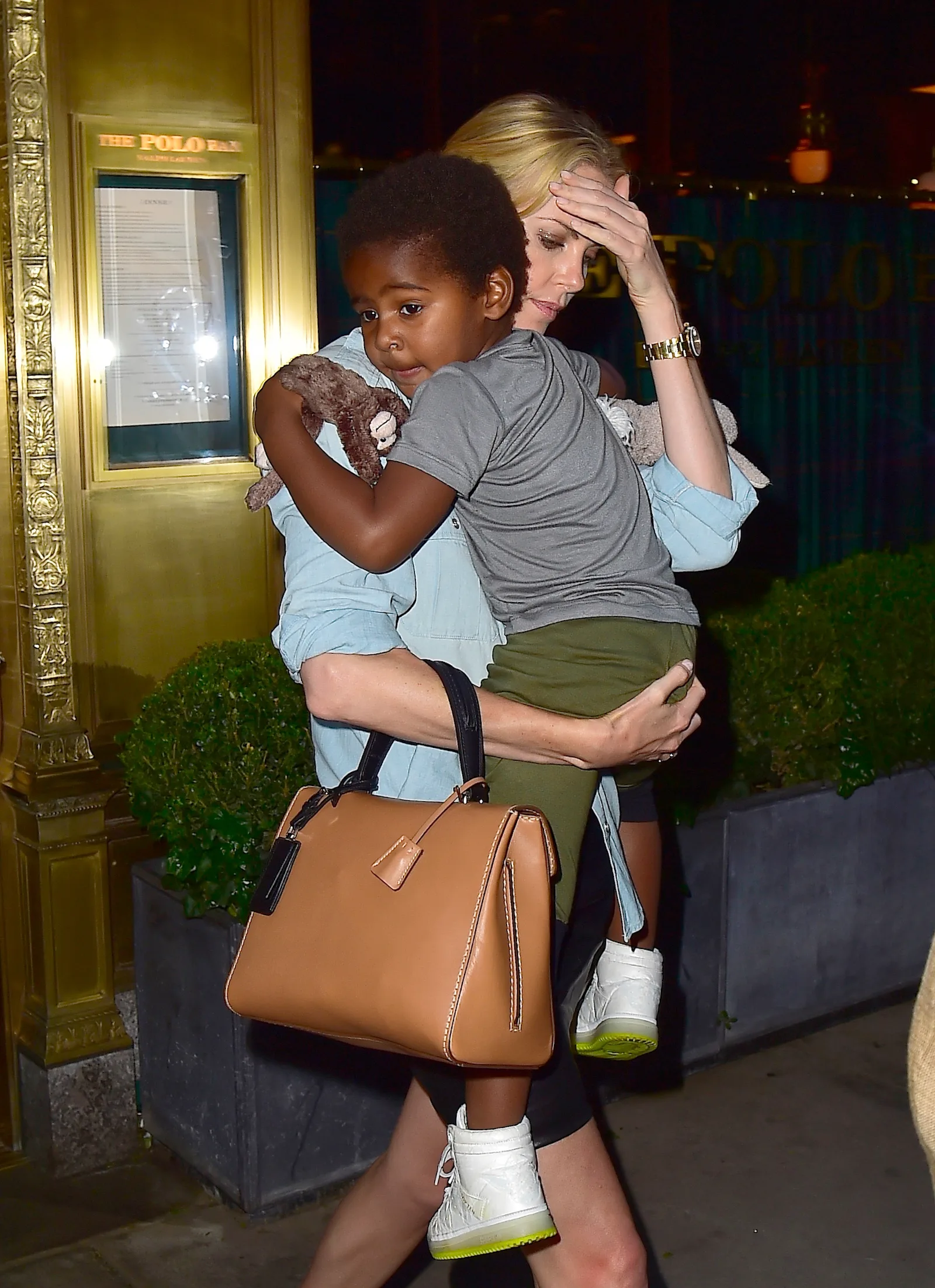 As is common for most transgender kids, they discovered their identity as they aged. During this outing, Charlize and Jackson Theron were seen in Midtown on May 11, 2015, in New York City, New York.