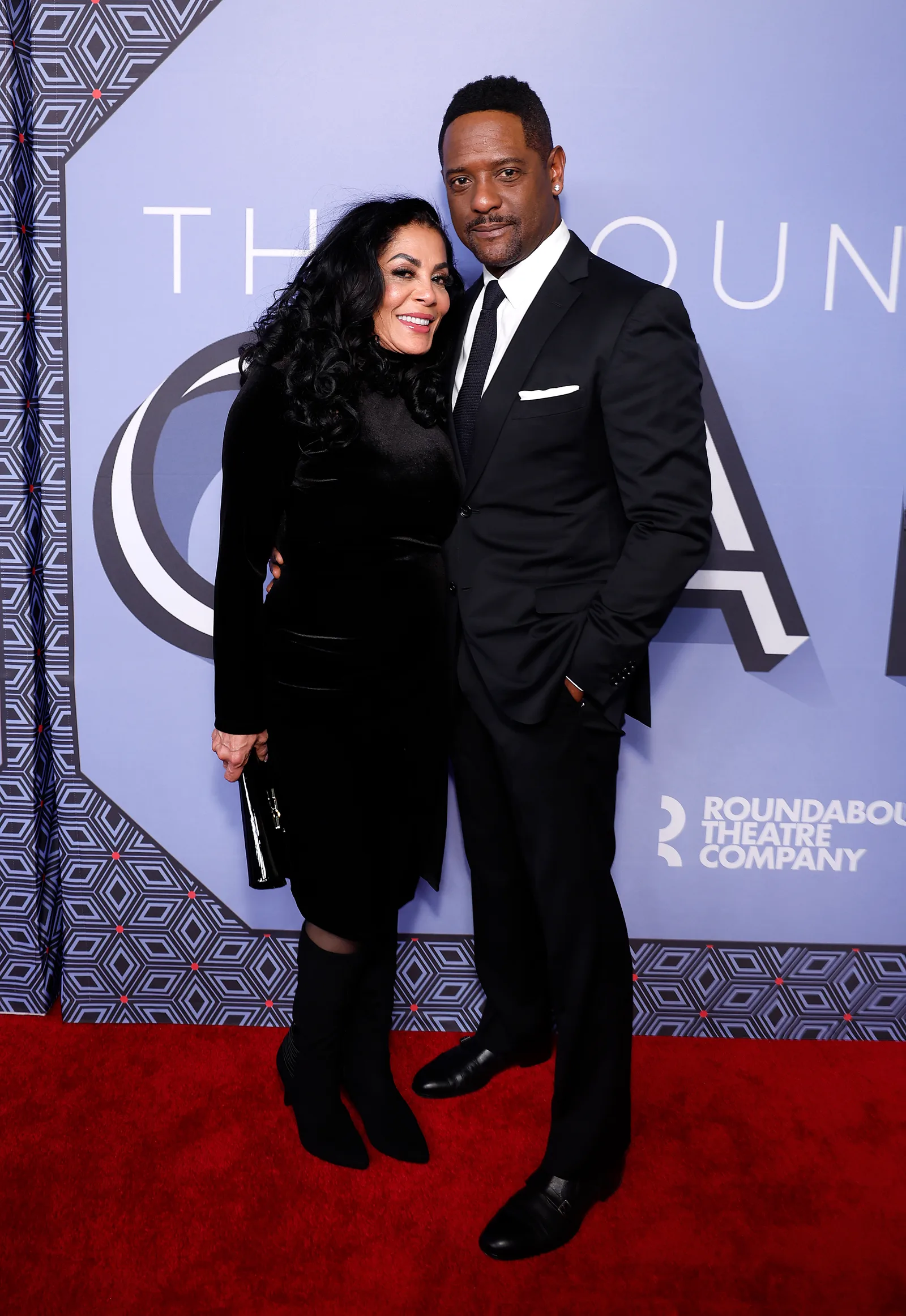 Josie Hart and Blair Underwood at The Roundabout Gala in New York City on March 6, 2023.