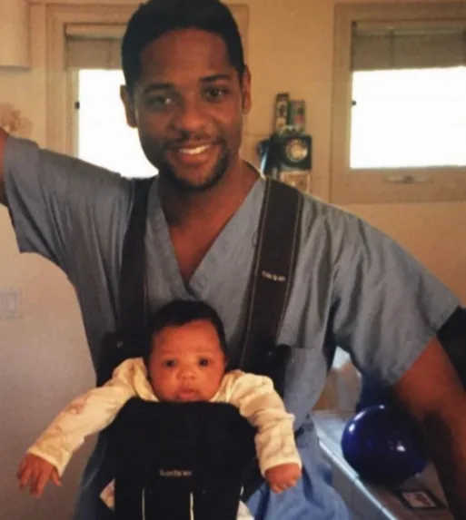 A nostalgic photo of Blair Underwood and his daughter, Brielle Underwood, posted on September 29, 2021.