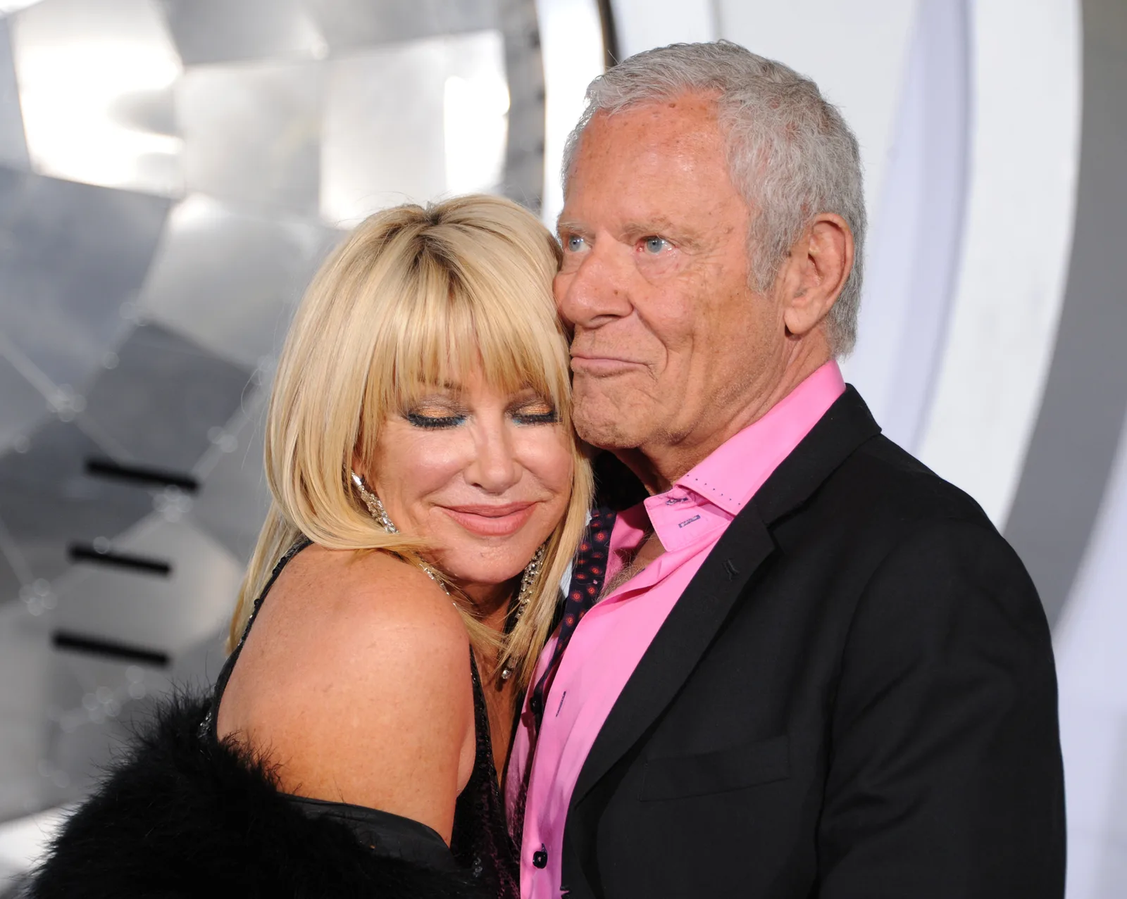 Suzanne Somers and Alan Hamel arrive at the premiere of Columbia Pictures' "Passengers" at Regency Village Theatre in Westwood, California, on December 14, 2016