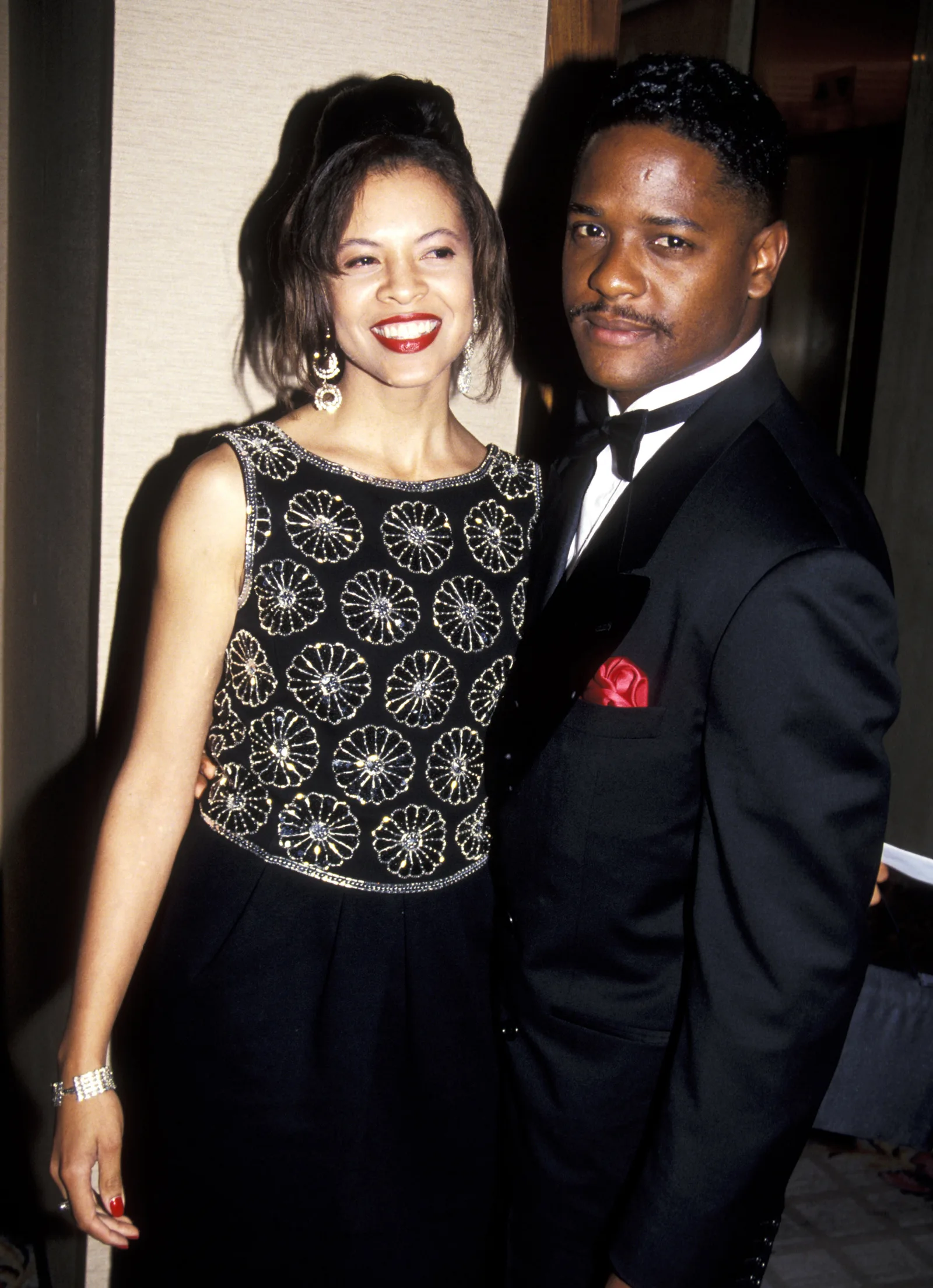 Désirée DaCosta and Blair Underwood at the 2nd Annual Bridge to Freedom Awards Dinner in Los Angeles, California in 1991.