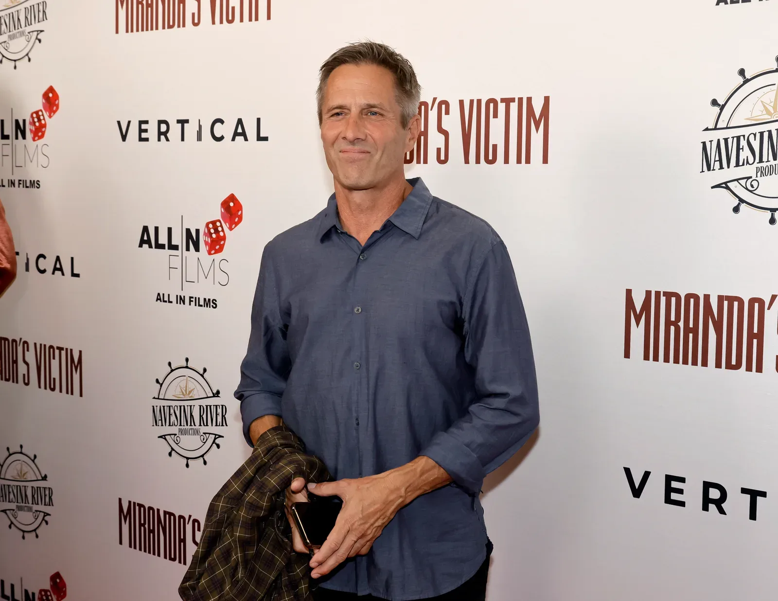 The actor attends the screening of "Miranda's Victim," in Los Angeles, California, on October 5, 2023