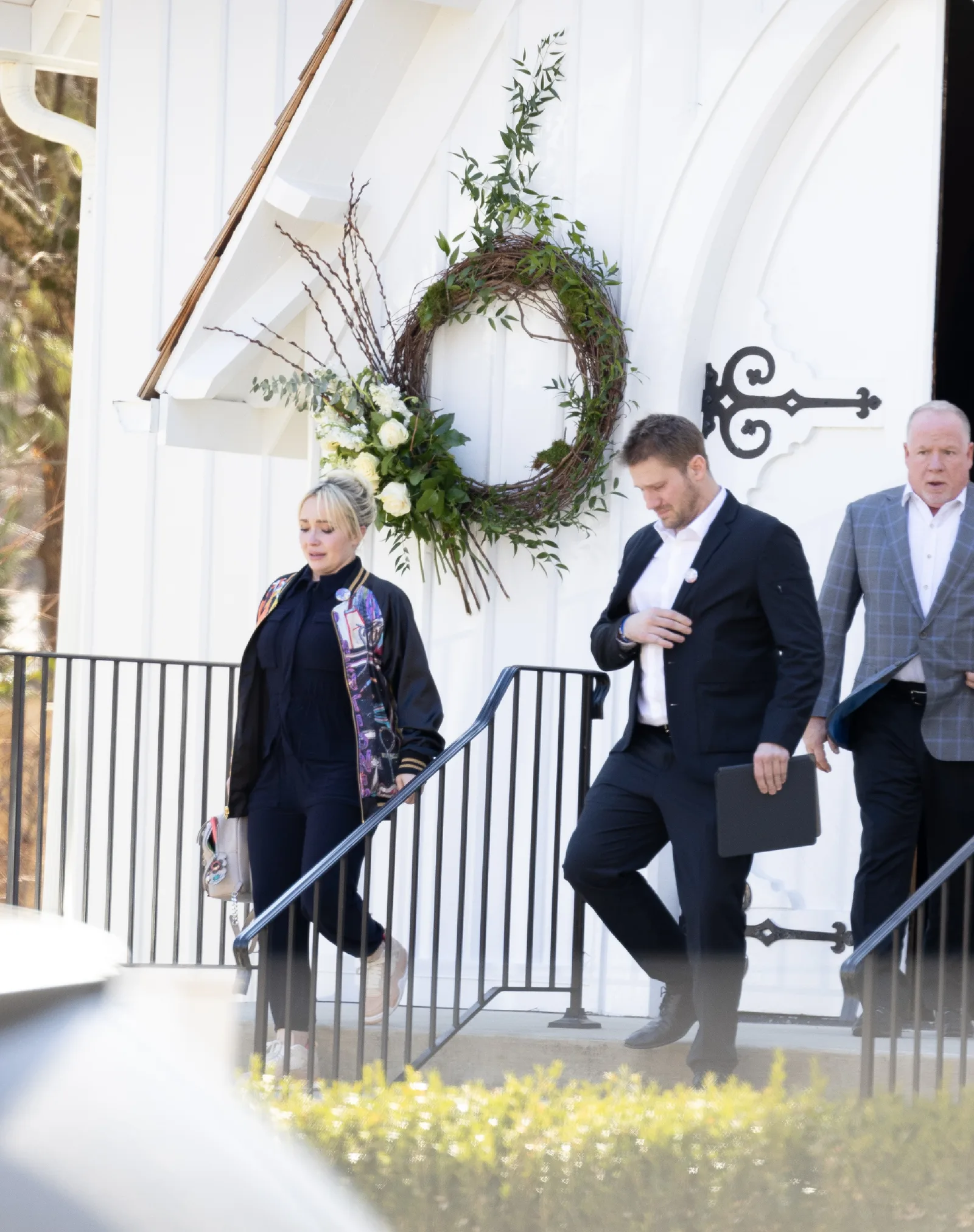 Hayden Panettiere and Brian Hickerson are pictured together in 2023, as reports later revealed that the couple's relationship may have continued privately despite public reports of repeated breakups.