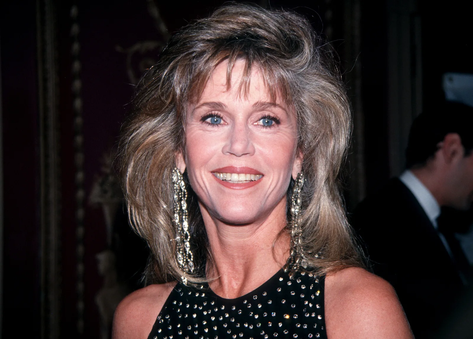 Jane Fonda attends the 7th Annual Spirit of Liberty Awards in New York City in 1991.