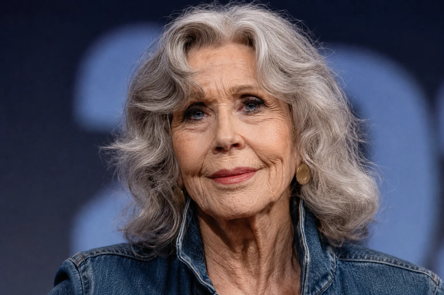 This AI portrait explores a more mature appearance through enhanced facial lines and subtle age-related changes.