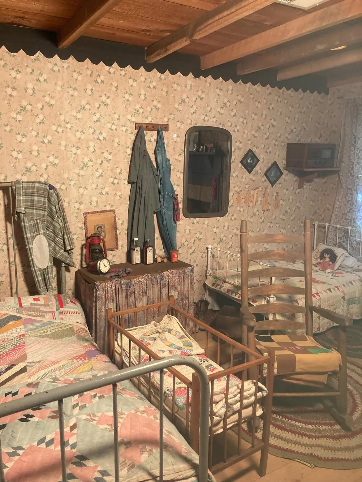 Parton remembered her mother sewing the family's quilts and even making or remaking clothes from scraps and feed sacks. Those childhood realities later helped inspire the singer's enduring message that material poverty did not mean a family lacked love or richness of spirit.