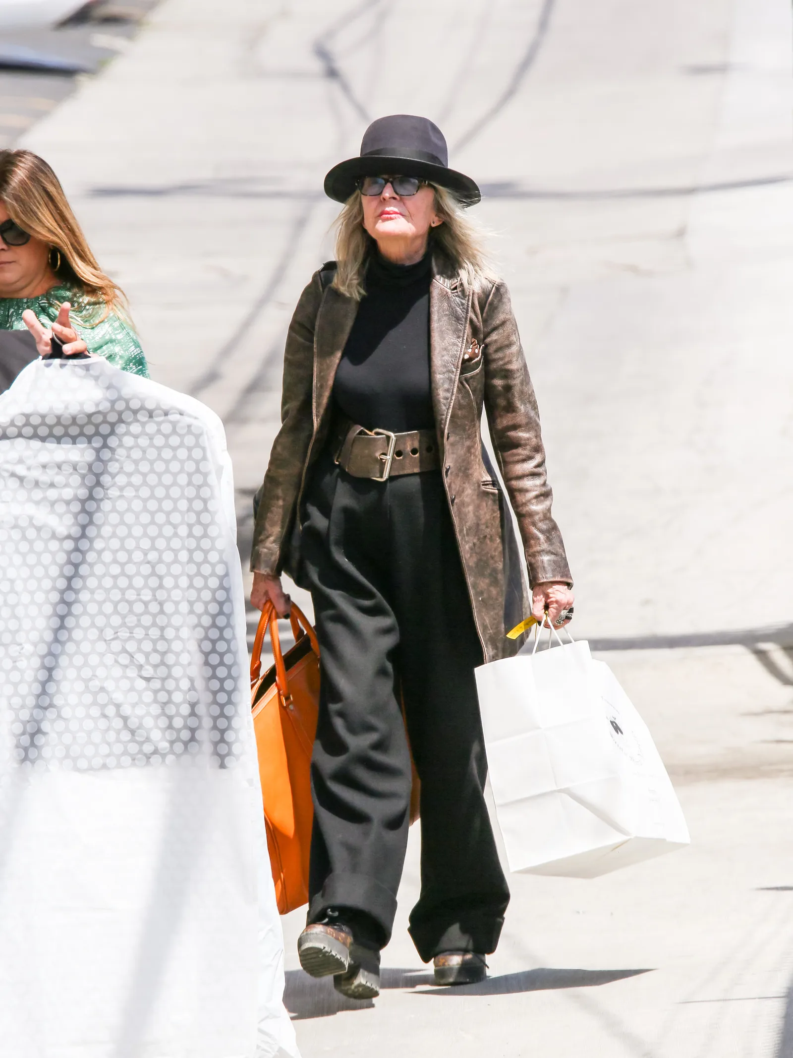 Diane Keaton in California in 2019