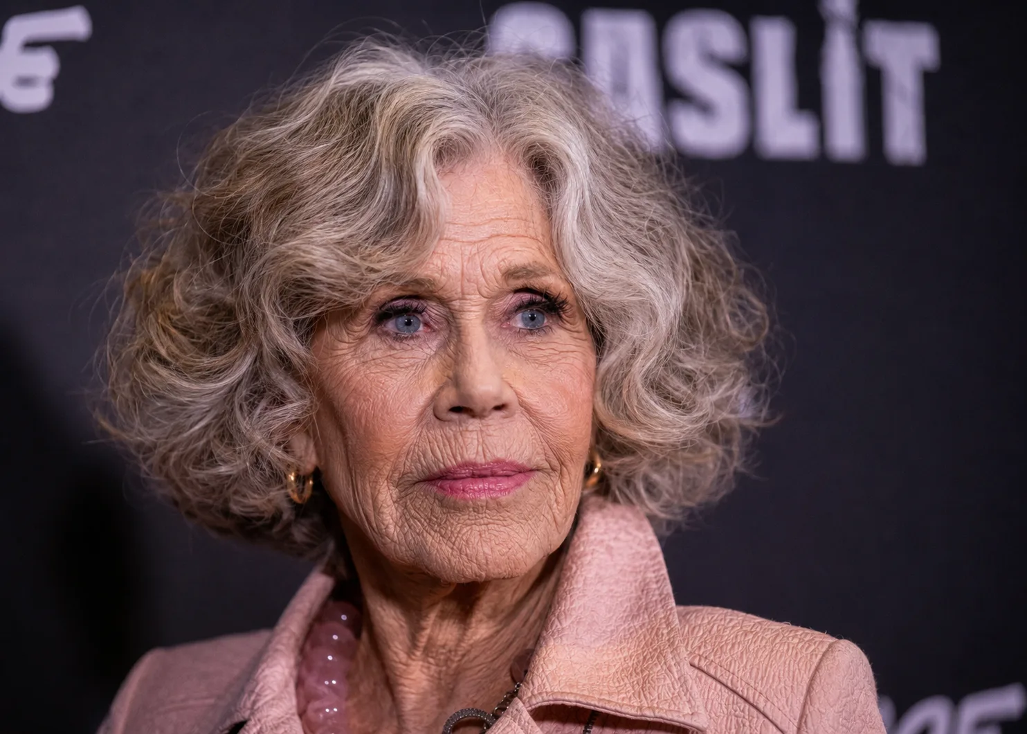 AI depicts a naturally aged version of Fonda with softer facial contours and increased skin texture.