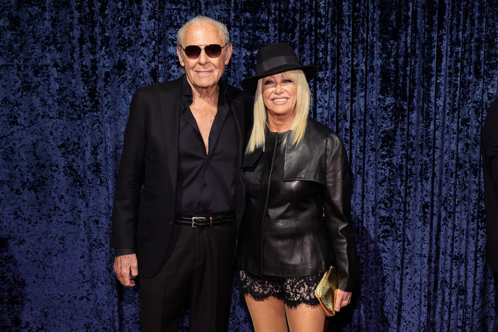 Alan Hamel and Suzanne Somers attend the Clive Davis 90th Birthday Celebration at Casa Cipriani in New York City, on April 6, 2022