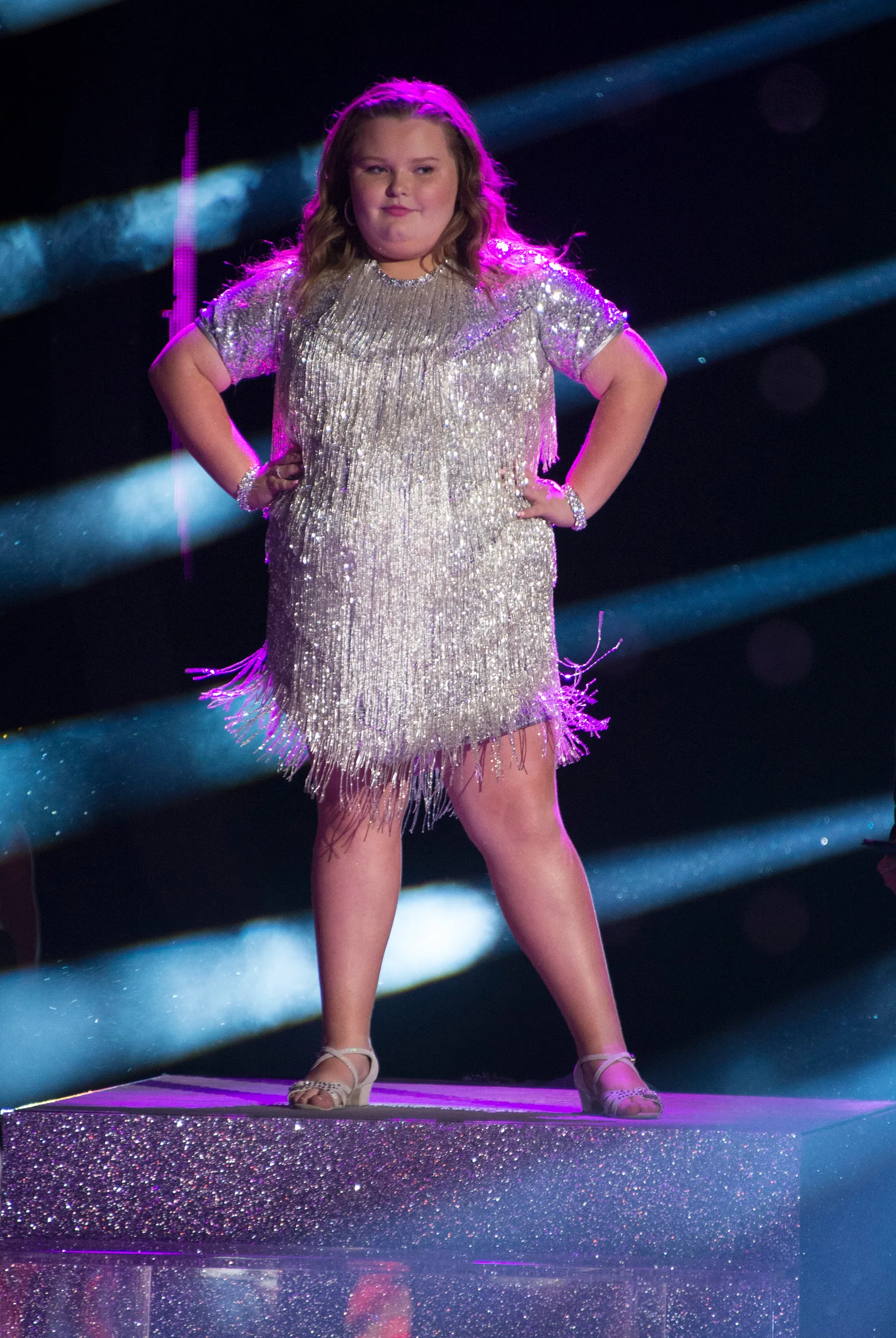By 2018, the physical difference from the tiny pageant contestant of the early 2010s was already unmistakable.