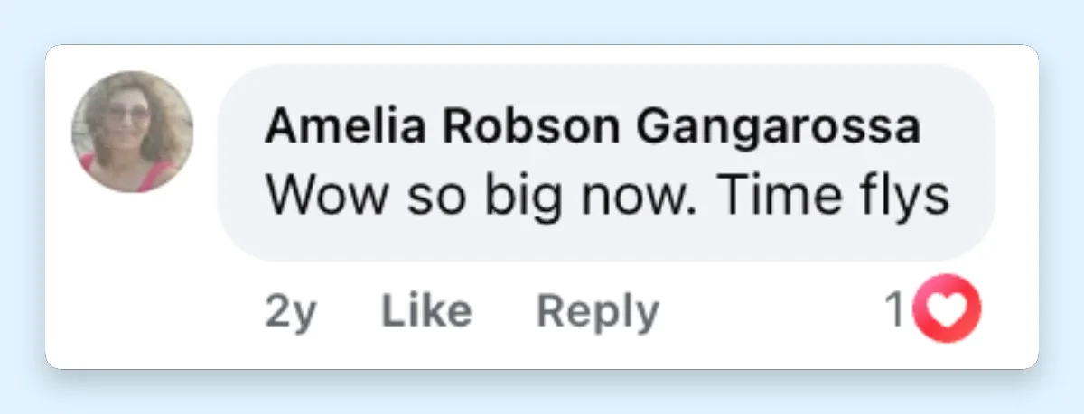 Netizen comment about the actress' kids, posted on April 6, 2024.
