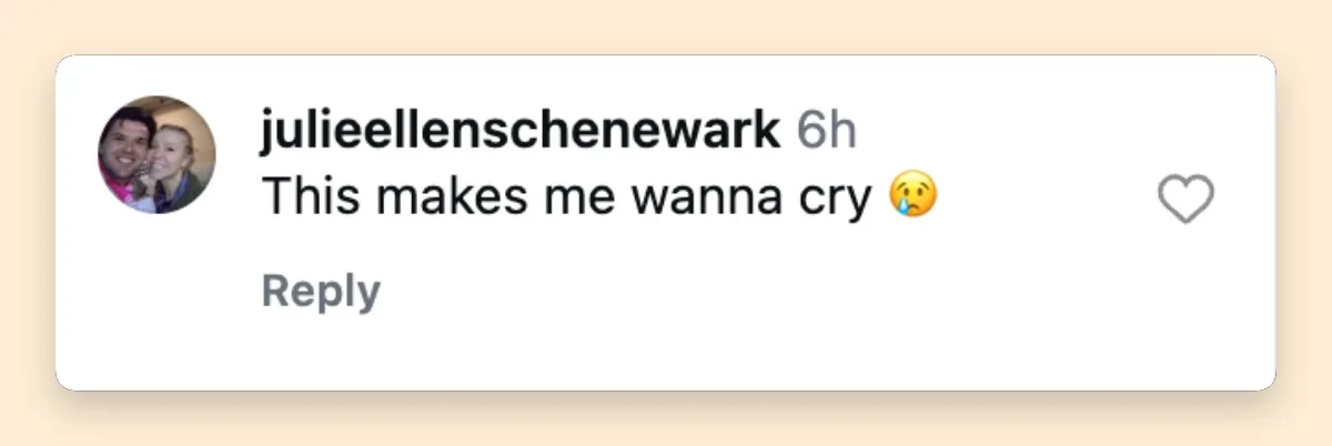 A follower admitted Jennifer Garner's Father's Day tribute left them emotional, as reactions poured in over the actress's decision to include throwback photos of Ben Affleck with their children.