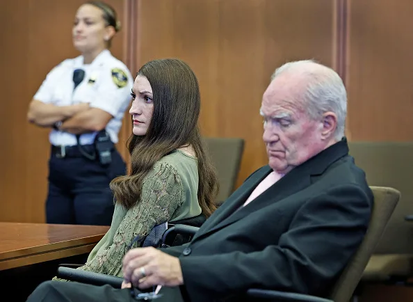 Lindsay Clancy is pictured here in court as her own case moved through the legal process.