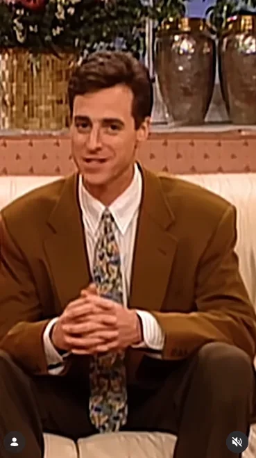 But the best part of the video was definitely the inclusion of a throwback clip of Bob Saget as Danny Tanner, saying that famous line.