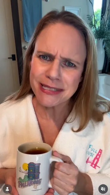 Andrea Barber also had her own small part in the video posted on August 31, 2026.