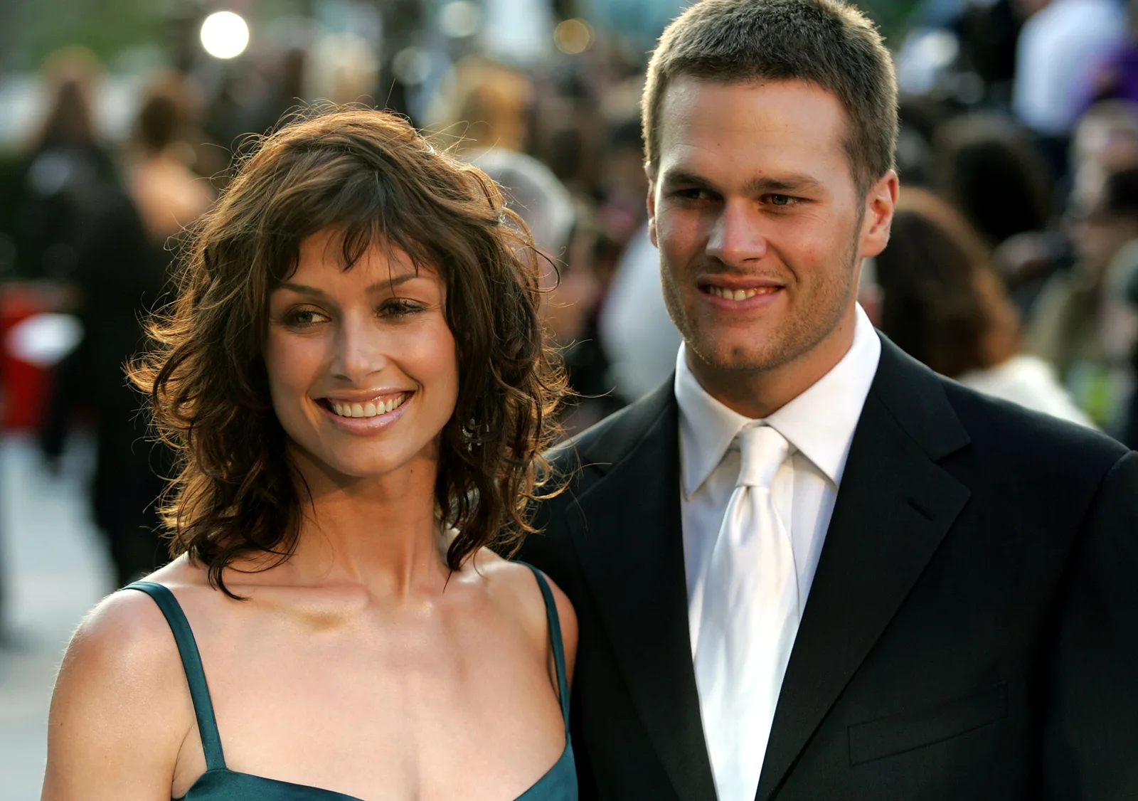 Bridget Moynahan and Tom Brady attend an event together in 2005, two years before welcoming their son Jack.