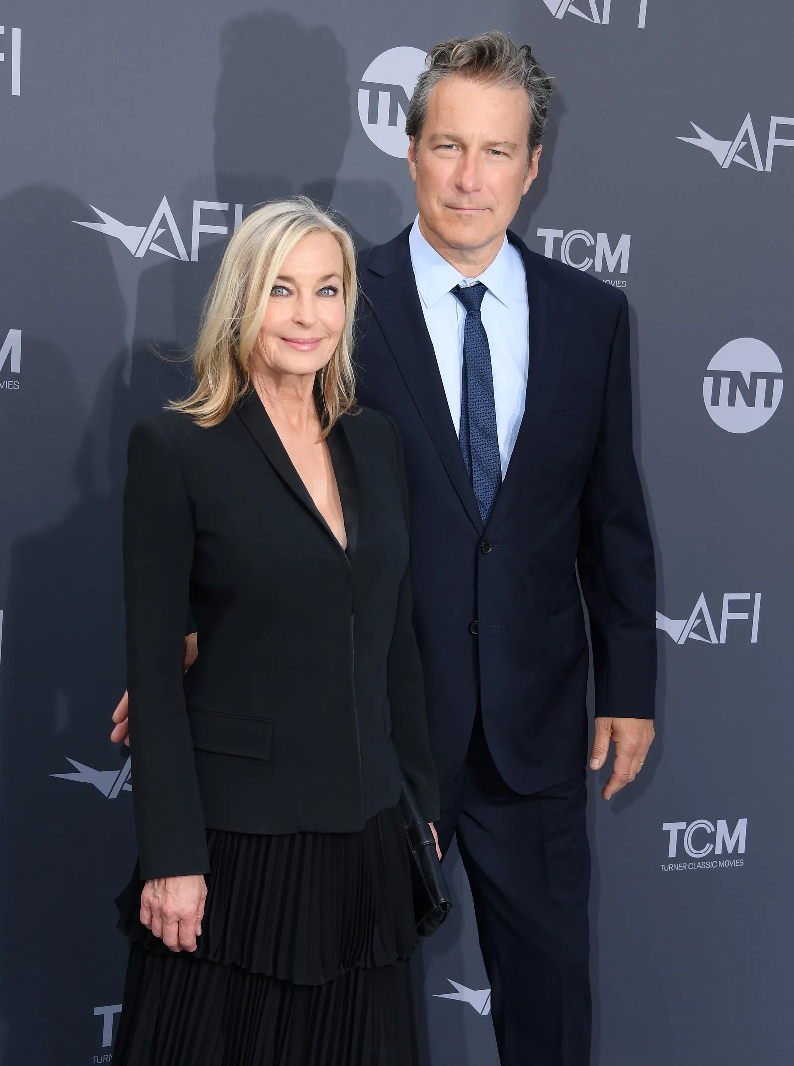 Bo Derek, John Corbett arrives at the 48th AFI Life Achievement Award Gala Tribute Celebrating Julie Andrews at Dolby Theatre on June 09, 2022